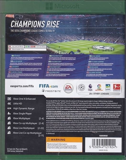 Fifa 19 - Xbox One Spil (B-Grade) (Genbrug)